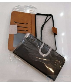 کیف چرمی بند دار اورجینال گوشی سامسونگ مدل a24 - آ 24 - جاکارتی - مگنت دار a24